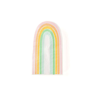 Pastel Rainbow NapkinRing the color to your table with these bright rainbow dinner napkins. With sweet pastel colors, these shaped rainbow napkins add will add a bit of magic to princessMy Mind’s Eye