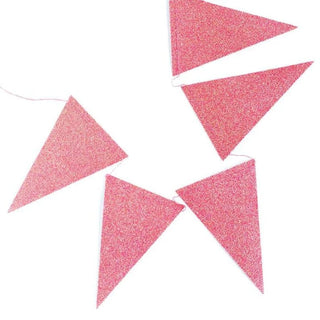 Pink Glitter Pennant BannerPink Glitter Pennant Banners are the perfect layering piece for any decorations you have planned for your event. 

32 pennants
9 feet long
Pink Glitter

My Mind’s Eye