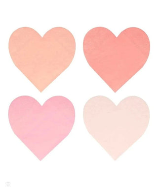 Love Heart Shaped Paper Napkin – Sprinkle BASH