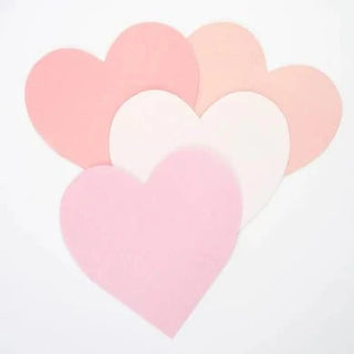 Pink Tone Small Heart NapkinsWhy use plain napkins for a romantic occasion, when you can have beautiful love hearts? They will add a sensational touch to the party table, and are ideal for ValenMeri Meri