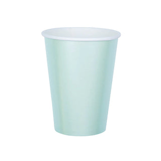 A Posh Mint to Be 12 oz cup from the Jollity & Co Collection on a white background.
