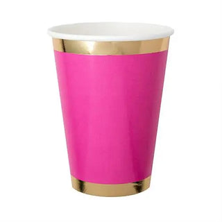Posh Pinky Pie CupsBasics that are anything but, our posh collection is the luxe way to set your table. We’ve got you covered in colors for any occasion with solids with fab gold foileJollity & Co