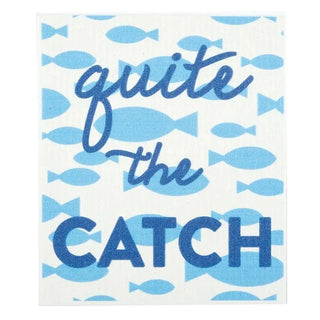 Quite The Catch Washcloth by Creative Brands