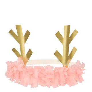 Reindeer Fringe Antler HeadbandsWhy wear plain party hats this Christmas when you can wear these? Children and adults alike will love the fun of wearing reindeer headbands with vibrant tissue fringMeri Meri