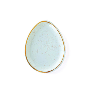 Egg Shaped Paper PlatesHunt no further for the perfect plates for your Easter celebrations. This egg shaped paper plate are a bright spring blue with shimmery gold accents that are sure toMy Mind’s Eye