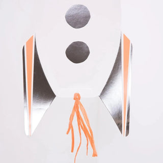 Rocket PlatesThese fabulous rocket plates are an amazing way to decorate a space party table to delight little astronauts. They are crafted from high quality card, so are perfectMeri Meri