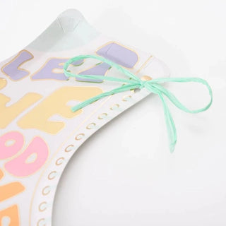 Roller Skate PlatesLet the good times roll! These fabulous roller skate shaped plates, with green raffia laces for a fantastic effect, will look amazing on the party table.

Green raffMeri Meri