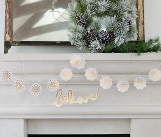 SNOWFLAKE BANNERWe can't promise you a white Christmas this year, but when you hang our elegant snowflake banner you'll create a snowy Christmas without getting bitten by the frost!My Mind’s Eye