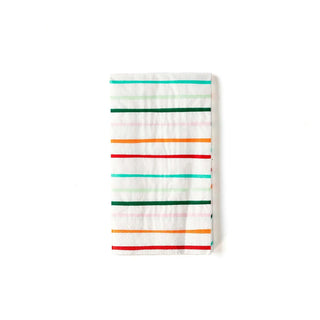 Striped Dinner NapkinDeck the table with these bright dinner napkins! These festive striped additions to our party collaboration with Oui Party, will help create a polished holiday tableMy Mind’s Eye