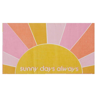 SUNNY DAYS AHEAD GUEST NAPKINS by Kailo Chic