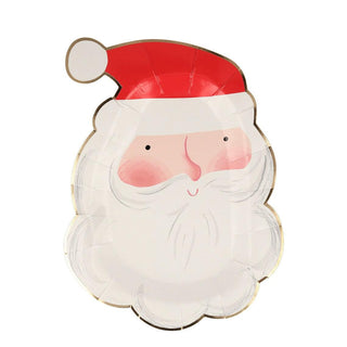 Jolly Santa PlatesThese Jolly Santa plates will make everyone feel really festive - a simple way to add color, style and happiness to the party table! They're beautifully designed witMeri Meri