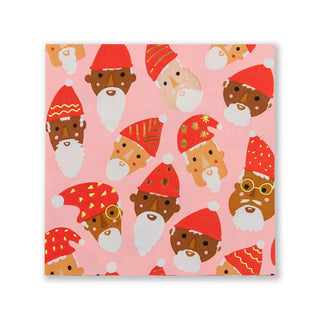 Santa Squad Large NapkinsHo ho ho! Featuring bold colors and shiny gold foil, these Santa napkins are definitely full of Christmas cheer! We also think they might be the perfect napkin for sJollity & Co