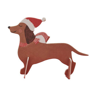Sausage Dog Christmas Place Cards