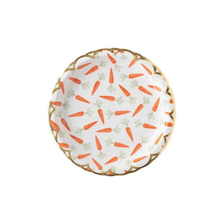 A group of Scattered Carrots Plates by My Mind's Eye with sprinkles on them.