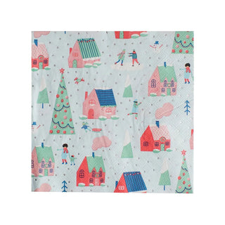 Snow Day Large NapkinsLet it snow! Featuring a range of wintery colors and shimmery holographic glitter foil, these snow day large napkins are sure to bring all the winter magic!

IllustrDaydream Society