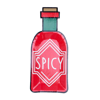Spicy Bottle Canapé PlatesSuper cute spicy bottle canapé plates perfect for any fiesta! They pair well with our avocado canapé ! 
- Paper Canapé Plates 
- 5.5 x 2.5" 
- Pack of 8 
- RecyclablJollity & Co
