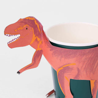 -Rex Party CupsIf you're holding a dinosaur party then you'll love these terrific T-Rex party cups. Featuring one of the best-known dinosaurs, they'll be guaranteed to thrill your Meri Meri
