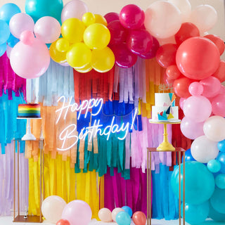 Tall Multi-Colored Birthday Cake CandlesWhat did you wish for?!' Will be the question on all of your guests lips with these gorgeously bright tall candles. These colorful rainbow birthday cake decorations Ginger Ray