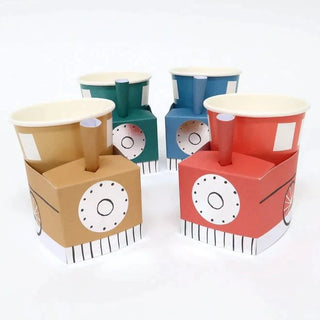 Train CupsTrain CupsToot toot, these train cups are a fabulous fun way to serve party drinks. The 3D cups will look amazing as decorations on the party table too.

Cups are made of 3 eaMeri Meri