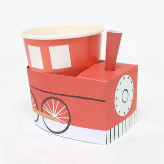 Train CupsTrain CupsToot toot, these train cups are a fabulous fun way to serve party drinks. The 3D cups will look amazing as decorations on the party table too.

Cups are made of 3 eaMeri Meri