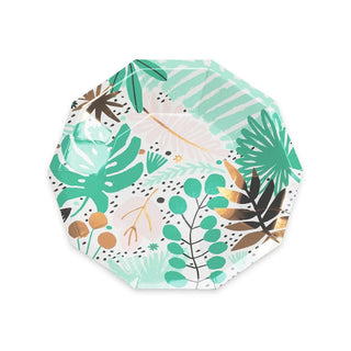 Tropicale Small PlatesParadise found! Featuring gorgeous colors and rose gold foil-pressed elements, these plates feel like a tropical vacay. We especially love them for a flamingo party!Daydream Society