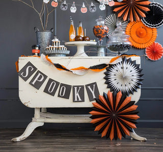 VINTAGE HALLOWEEN SPOOKY BANNERTime to get spooky! Ghost and ghouls will be right at home at your Halloween party if you decorate with this spooky banner. This vintage inspired word banner is acceMy Mind’s Eye