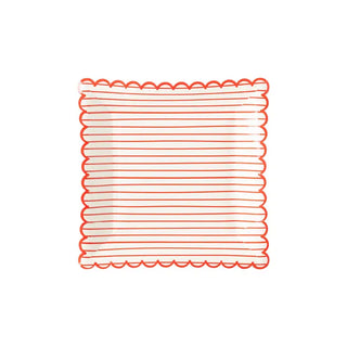 Valentine Red Striped Scalloped PlateMake sure that your Valentine's Day gatherings are stylized affairs with these scalloped plates. These plates are 9 inch dinner sized plate making them a pretty addiMy Mind’s Eye