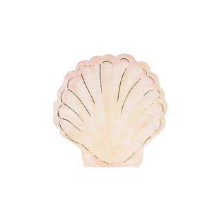 Watercolor Clam Shell NapkinsThese napkins are both practical and pretty - perfect for a mermaid or under-the-sea party. They are crafted with lots of gorgeous gold foil detail for a shimmering Meri Meri