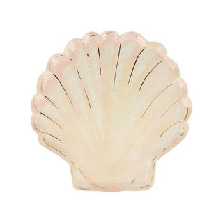 Watercolor Clam Shell PlatesThese wonderful plates will look amazing at a mermaid or under-the-sea party. They are beautifully crafted in a shell shape, with lots of shiny gold foil detail.

ThMeri Meri