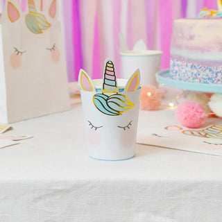 We Heart Unicorns Face Cups by Talking Tables