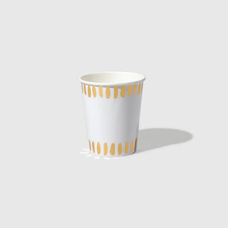 White Brushstroke CupsWe're obsessed with the perfectly-imperfect gold dashes that decorate these cups. The metallic finish is super-shiny and luxe. Includes 10 cups.
Pro Tip: Our cups arCoterie Party Supplies