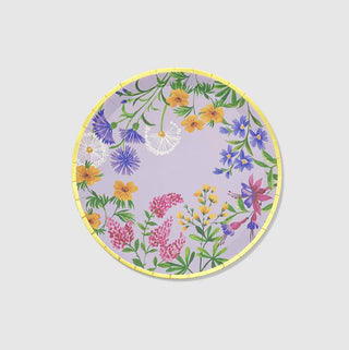 A Wildflowers Large Plate from Coterie Party Supplies, perfect for a summer picnic.