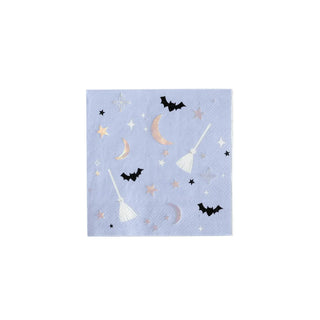 Witching Hour Witch Icons Cocktail NapkinMaking a spine chilling statement requires fa-boo-lous details, enter these witch icon cocktail napkins. Featuring whimsical Halloween icons and holographic foil, thMy Mind’s Eye