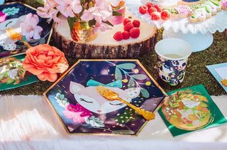 Woodland Large Dinner PlatesThe prettiest party plates with darling woodland animals, perfect for a baby shower, a birthday party, or a tea party!
Our modern party decorations add a unique toucCrated