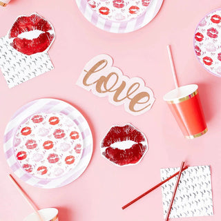 XOXO Cocktail NapkinsThese "XO" printed napkins are perfect for Valentine's Day, a bridal shower, or even a Bachelorette party! 

Package contains 20 paper napkins
Each napkin measures aJollity & Co