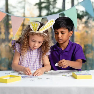 Yellow Fabric DressBunny ears for Easter or a bunny themed party, these gingham design bunny ears will be the headband everyone wants to wear. The ears are made from linen giving them Talking Tables