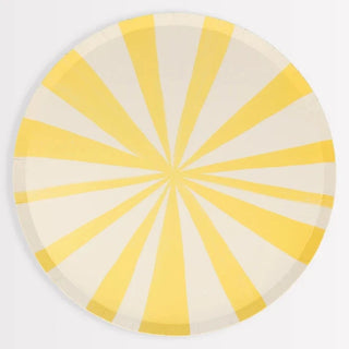 Yellow Stripe Dinner PlatesAdd a ray of sunshine to your party table with these vibrant yellow and white striped plates. Yellow is a fabulous fun color and is perfect for all celebrations.

HiMeri Meri