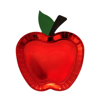 Apple Dinner Plates (AppleThis apple plate is sure to make a lasting impression! It's beautifully printed in red foil with a green stem and perfect for the fall season. 

Package contains 12 Jollity & Co