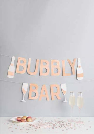 Bubbly Bar GarlandPhoto-worthy decorations have never been easier to achieve. Take the guesswork out of DIY with our playful selection of garlands and banners. Pre-strung. 13 cutouts Cakewalk