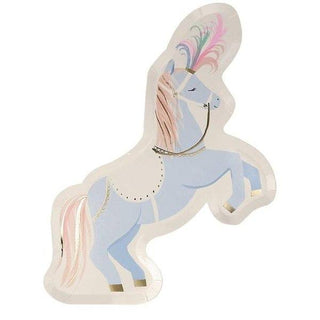 Circus Stallion PlatesThese sensational Circus Stallion plates are ideal for children who love the circus and performing horses. Featuring a beautifully illustrated horse, on both sides oMeri Meri