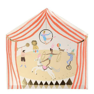 Circus Parade PlatesThese colorful Circus Parade plates are beautifully illustrated with circus characters. Perfect for a circus-themed party, or any party where you want charming tableMeri Meri