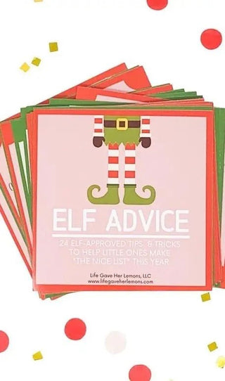 "Elf Advice" Cards