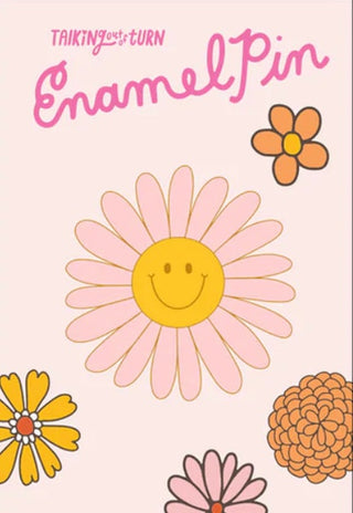 Smiling Flower Enamel PinSay hi to your denim jacket's new bff! Perfect for expressing all your feels… because we know you have so many. These enamel pins will make you smile, look cute, andTalking Out of Turn