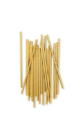 Gold Foil Fancy Paper Drinking Straws
These fancy little paper drinking straws are covered in gorgeous gold foil that will add an extra special detail to the party whether it’s a shower, bachelorette paWeedingstar