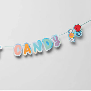 I Want Candy Banner by Coterie Party Supplies