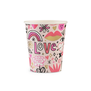 Love Notes Cupsooh la love! featuring neon colors and gold foil-pressed elements, these valentine's day cups have stolen our heart!

illustrated by jordan sondler
package contains Daydream Society