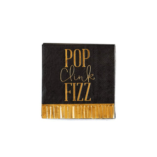 Pop Clink Fizz Fringed Cocktail NapkinsThese gold-fringed napkins add a touch of class to your New Year's tablescape. Perfect for a classy bachelorette party too!  
• 18 ct Fringe Napkins 
• 5"x 5" CocktaMy Mind’s Eye