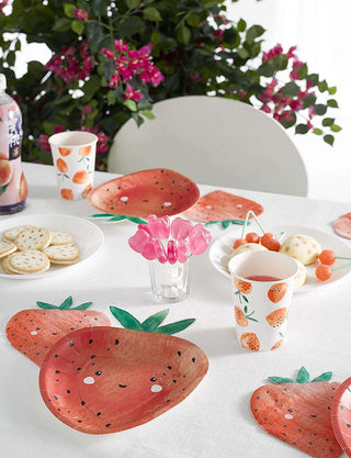 Strawberry Fields Paper Party Cups
Keep it sweet with these Strawberry Fields Paper Party Cups
HOME RECYCLABLE - Both product and packaging contain zero plastic, are fully recyclable at home, biodegrTalking Tables