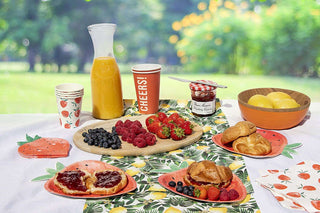 Strawberry Fields Paper Party Cups
Keep it sweet with these Strawberry Fields Paper Party Cups
HOME RECYCLABLE - Both product and packaging contain zero plastic, are fully recyclable at home, biodegrTalking Tables