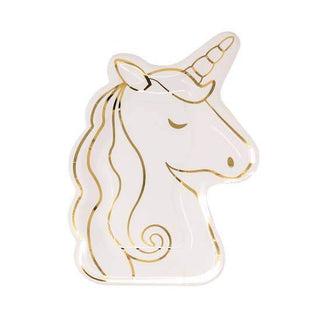 Unicorn Dessert PlatesYour little one is pretty much convinced that unicorns are real, and to be honest, so are we... So we've put together a stunning party collection full of magic, rainParty Partners